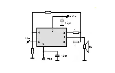 OPA501  electronic component with associated schematic circuit diagram